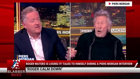Roger Waters Is Losing It! Talks To Himself During A Piers Morgan Interview