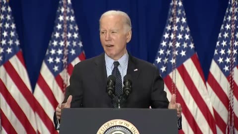 Biden Shouts Incoherently When Interrupted By Heckler, Claims He's Cut Deficit By $1 Trillion