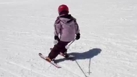 This Talented Skier Kid Was Going Smoothly Until He Slipped And Fell Into A Flip