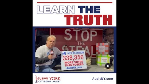 Joe The Box from America First Warehouse Endorses NY Citizens Audit