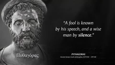 Pythagoras, the Greek philosopher and his thoughts