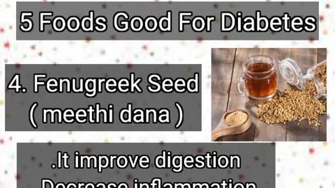 Food Good for diabetes | Control diabetes naturally