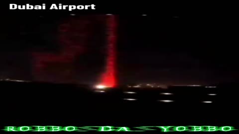 "UFO" - EMP Attack above DUBAI Airport ! - 31-5-23 The great Reset is close