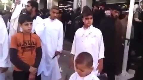 This is how Islam teaches their kids to be Jihadists from a young age and mutilate themselves