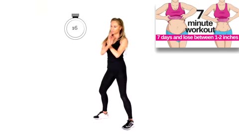7 DAY CHALLENGE 7 MINUTE WORKOUT TO LOSE BELLY FAT