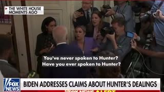 Biden in Denial Mode After His Lies About Hunter Are Exposed