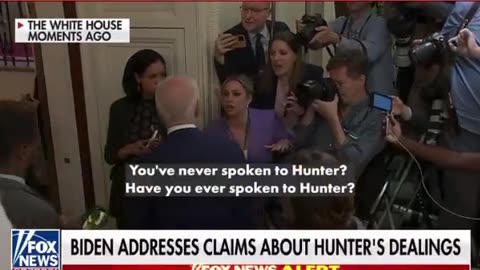 Biden in Denial Mode After His Lies About Hunter Are Exposed