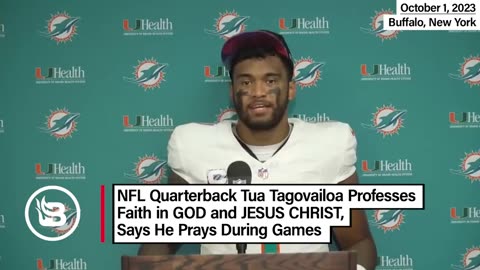 Blaze News - NFL QB Tua Tagovailoa Professes Faith in God During Viral Press Conference