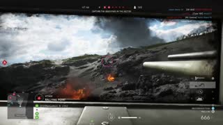 Battlefield V- surprised an airplane.