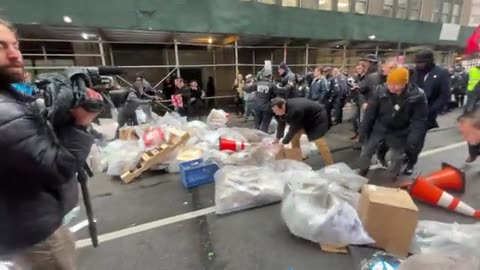 Radical Abortion Activists Throw Trash