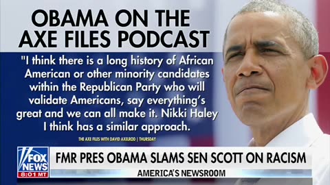 Obama Goes After Sen. Scott on Racism in America: GOP Candidates will 'Validate America'