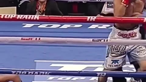 Stopped him in his tracks Oscar Valdez