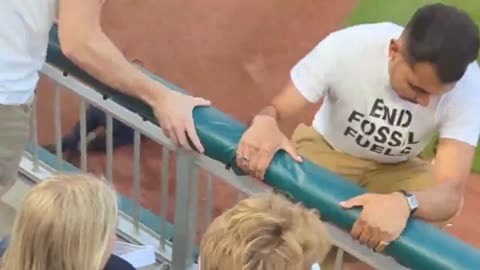 Crazy Climate Protesters Rush Onto Field At Congressional Baseball Game