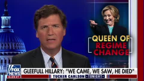 Tucker Fires Back at Hillary for Calling Him a Putin Apologist