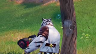 Fortnite C5S1 Daily Q Destroy trees with a pickaxe