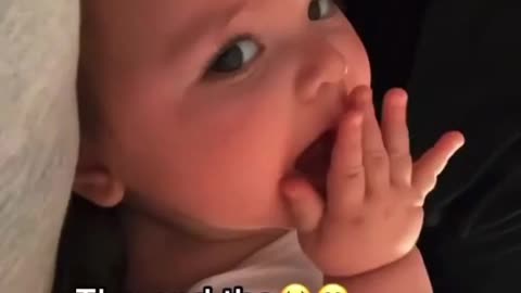 Super cute baby trying to speak