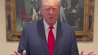 🚨BREAKING: Trump releases video in response to being indicted.