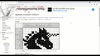 Nonograms - Unicorn