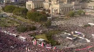 Anti-government rally in Warsaw, Poland