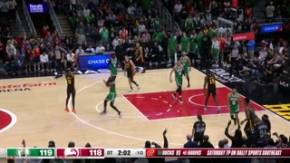 Murray Explodes for 42! Hawks Lead Celtics with 1:58 Left