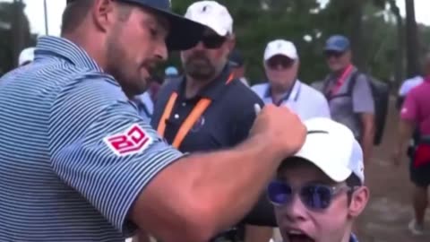 In the Middle of a Thrilling US Open Final Round, Bryson DeChambeau Makes Memory for Special Fan