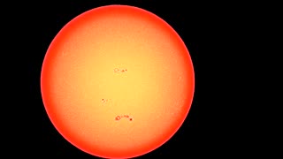 Large Group of Sun Spots today on June 17th 2024