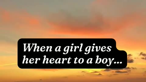 When A Girl Gives♥️....#girlfacts #shorts #psychologyfacts