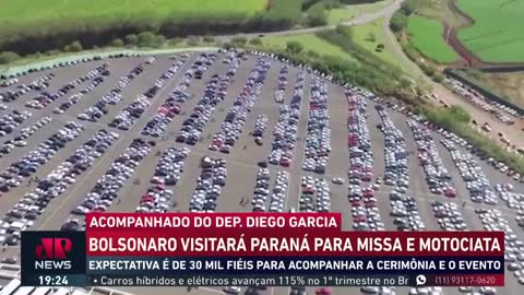 Bolsonaro goes to Paraná for mass and historic motorcycle