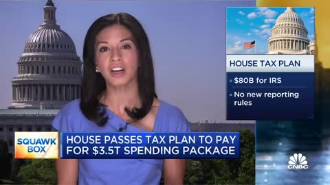 House passes tax plan to pay for _3.5 trillion spending