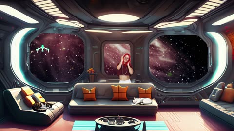 #Chill Vibes in a spaceship