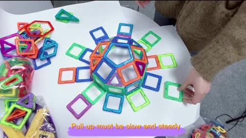 Magnetic Building Blocks Big Size and Mini Size DIY Magnets Toys for Kids Designer Construction