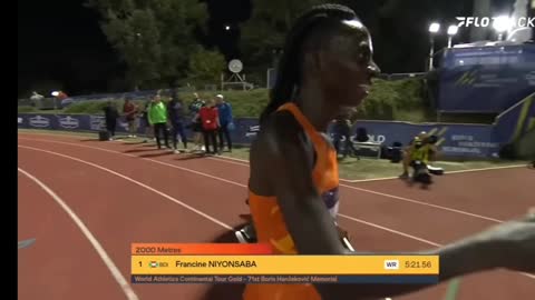 Francine (Frank) Niyonsaba is a male competing against women and Dawit Seyaum knows this