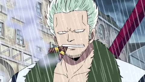 One Piece - Dragon saves Luffy from Smoker in Lougetown