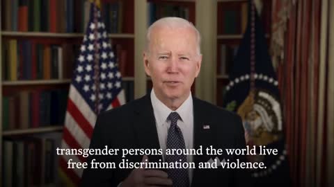 Biden Statement For Made -up Transvestites Day of Visibility 2022