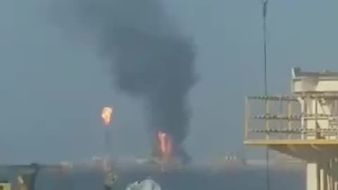Massive Explosion Occurred on The Akal Bravo Maritime Platform