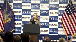 Harris, Clinton, Hochul rally in New York for polls