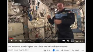 Astronauts Caught Dropping Objects Aboard "Zero Gravity ISS"
