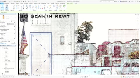 3D Scan, Point Cloud in VR and Revit