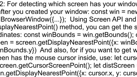 Electron How can I get Screen from BrowserWindow