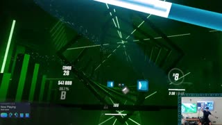 Sonic Plays Beatsaber VR (Pt. 6): Swinging Lightsabers At Neon Blocks In Time To Songs, Come Watch!!