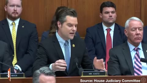 Matt Gaetz : Lie, LIE, & Two-Tiered System In Robert Hur Testimony