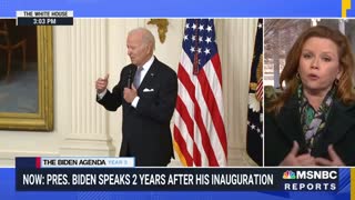 Biden touts wins as presidential term hits halfway point