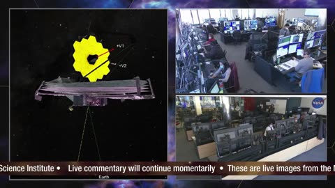 Mission Control was Live on 8-1-22 during the Primary Mirror Deployment James Webb Space Telescope