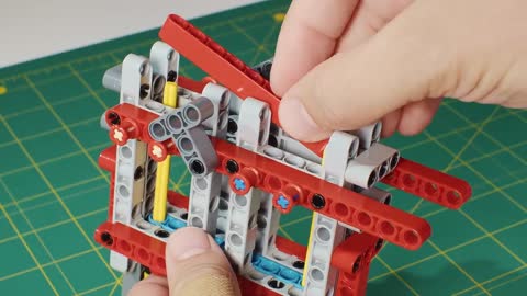 Lego Bricks Thrower Machine - Accuracy and Power Tests #lego #experiment #moc