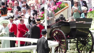 King Charles and Camilla at Royal Ascot Ladies Day