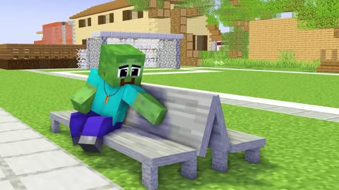 Monster School Baby Zombie Has New Friends Herobrine, Wither, Wolf girl - Minecraft Animation