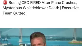 🚨 Boeing CEO Fired