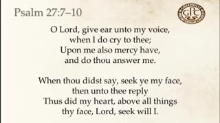 Psalm 27:7-10 Scottish Metrical Psalter to Durham