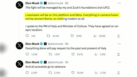 Tesla Boss Elon mask fight with billionaire Mark zuckerberg