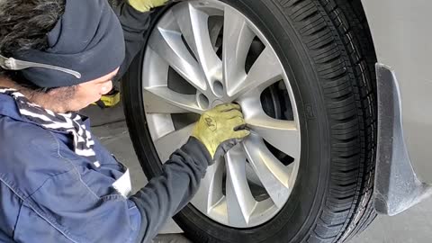 ITS VERY RELAXING WATCHING HIM CHANGING THE TIRE!!!Enjoy